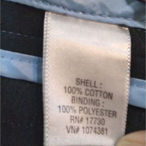 Cotton double-breasted pinstripe coat L - Picture 10 of 10